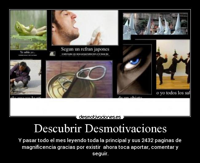 Descubrir Desmotivaciones -