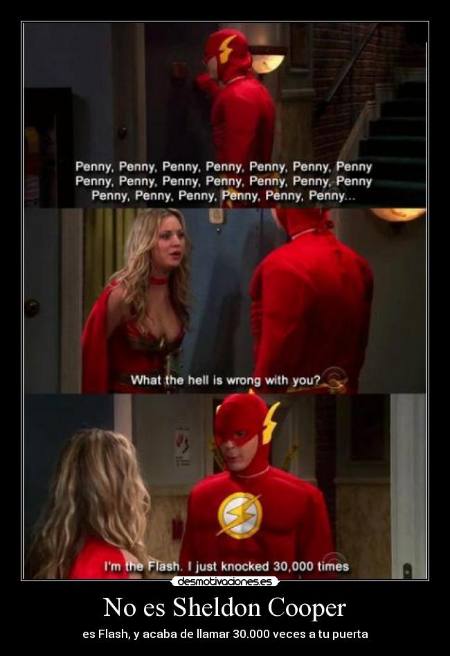 No es Sheldon Cooper - 