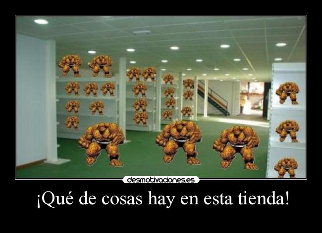 ¡Qué de cosas hay en esta tienda! - 