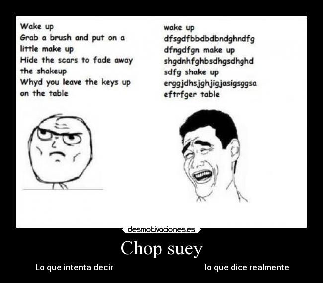 Chop suey - 