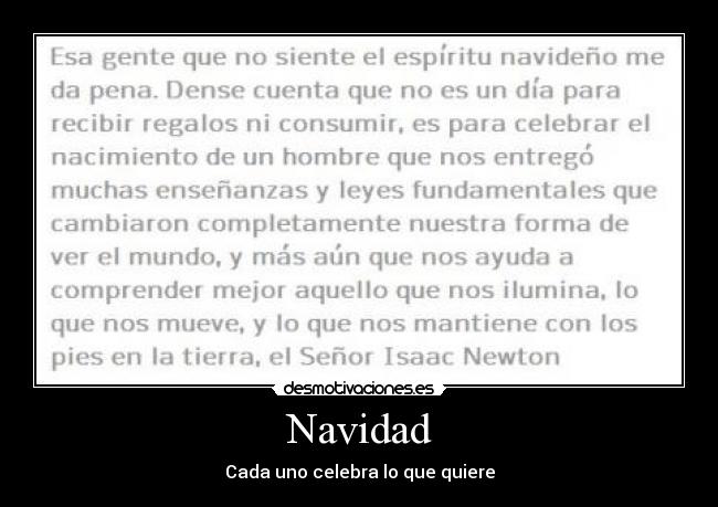 Navidad - Cada uno celebra lo que quiere
