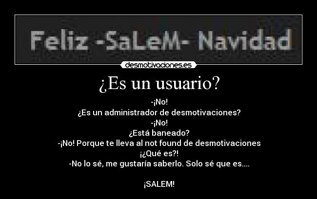 ¿Es un usuario? - 