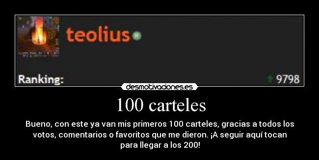 100 carteles -