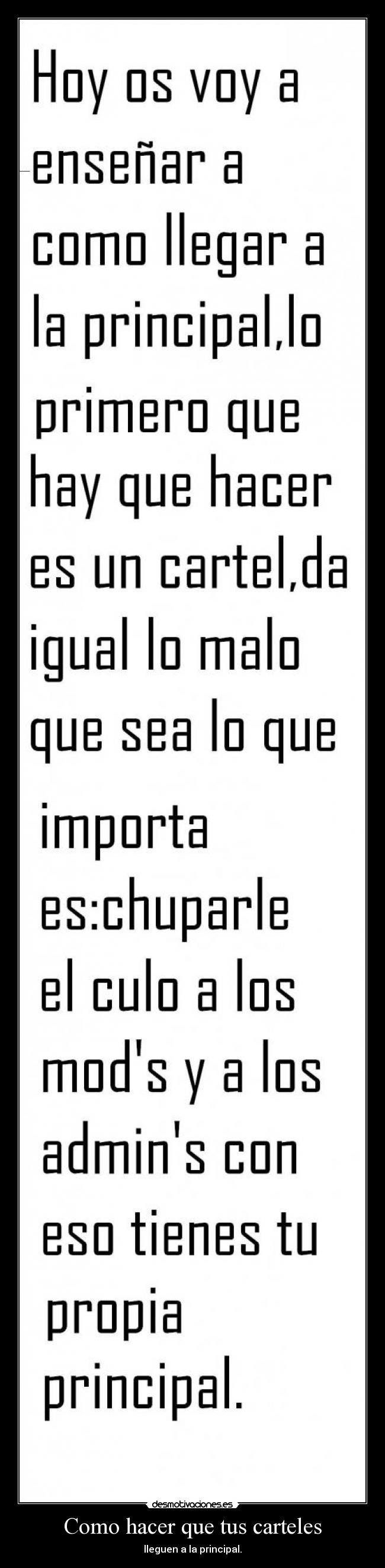 Como hacer que tus carteles -