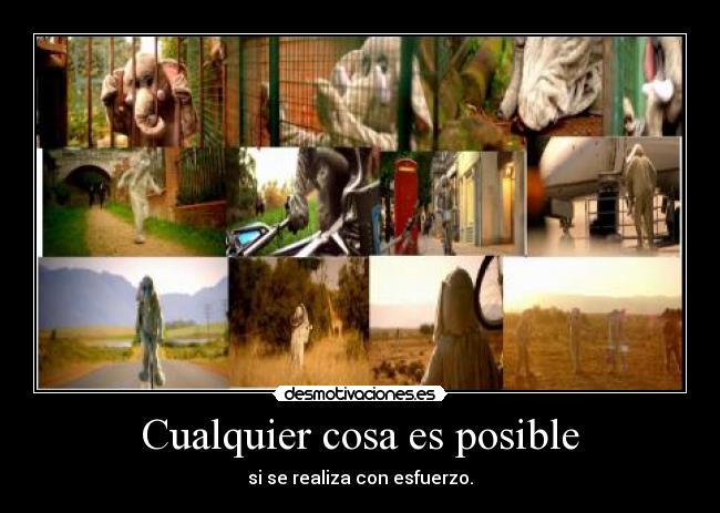 Cualquier cosa es posible - 