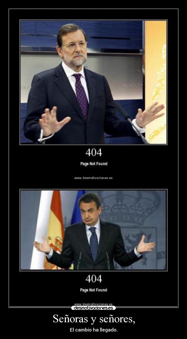 Señoras y señores, - 