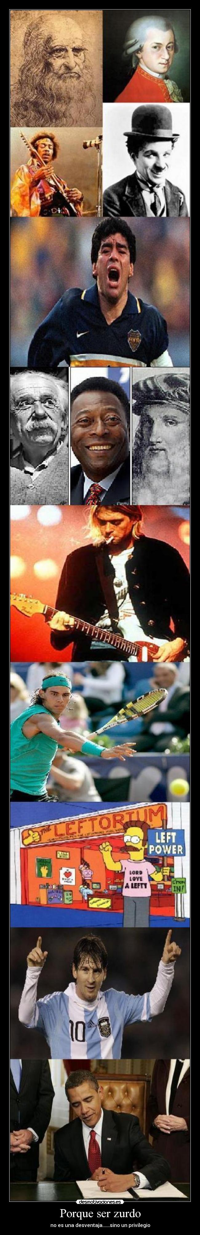 Porque ser zurdo - 