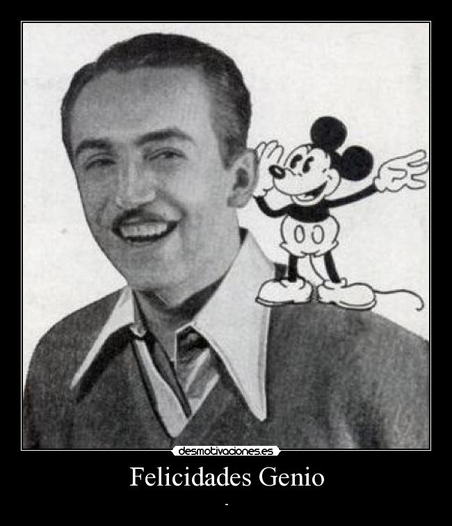 Felicidades Genio - -