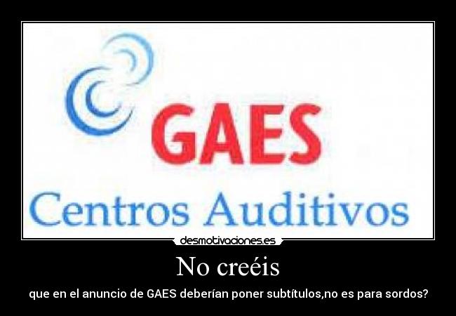 No creéis - 