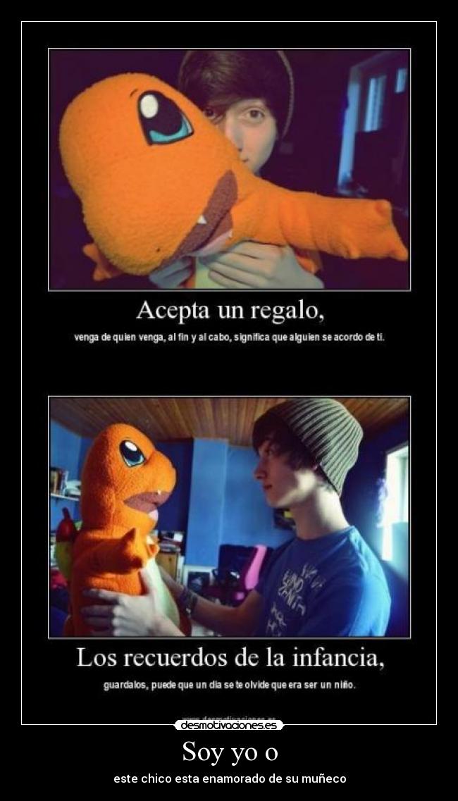 Soy yo o - este chico esta enamorado de su muñeco