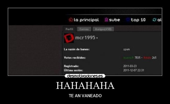 HAHAHAHA - TE AN VANEADO