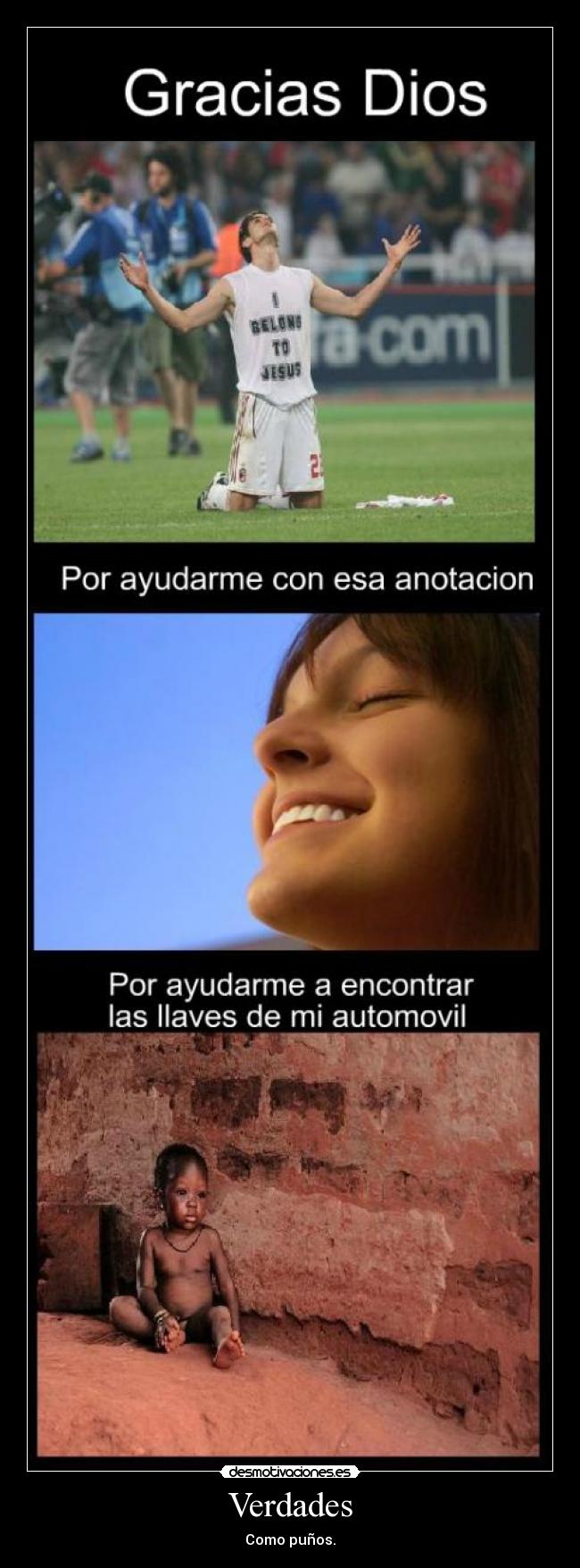 Verdades - Como puños.