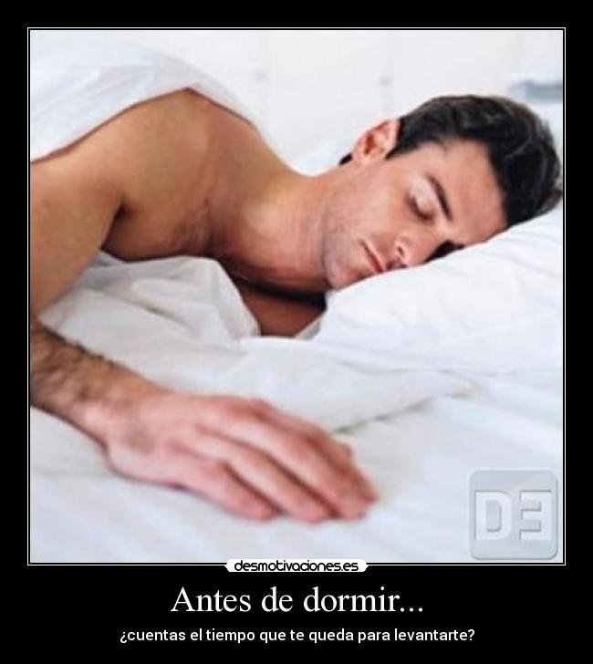 Antes de dormir... - 