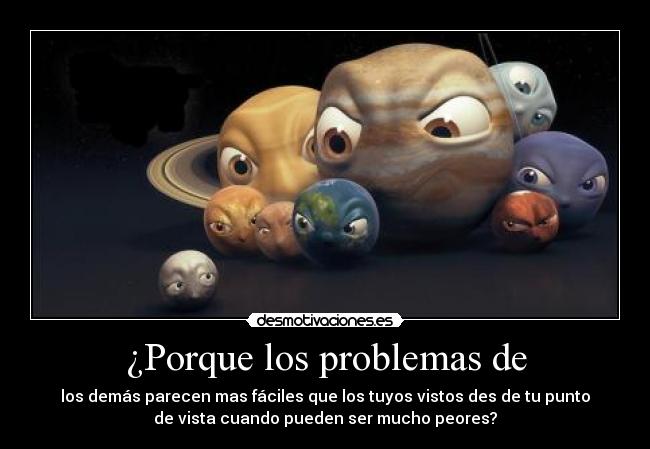 ¿Porque los problemas de -