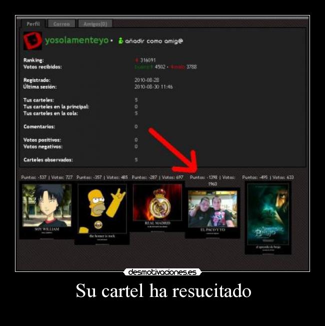 Su cartel ha resucitado - 