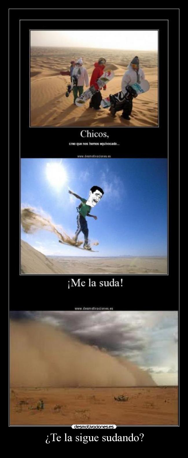 ¿Te la sigue sudando? - 