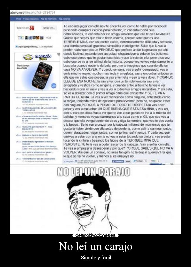 No leí un carajo - 