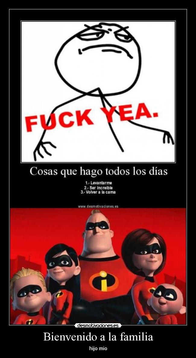 Bienvenido a la familia -