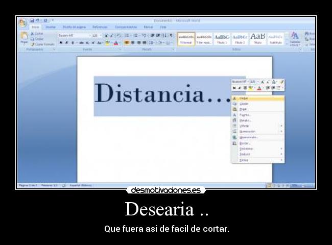 Desearia .. - 