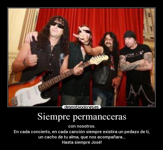 Siempre permaneceras -