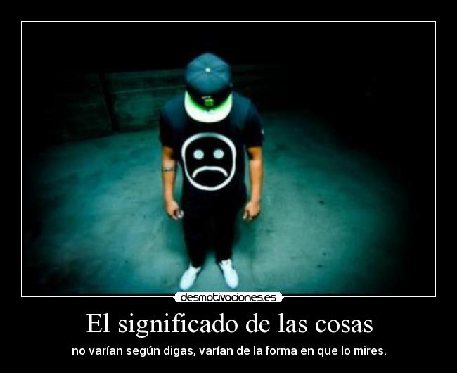 El significado de las cosas -