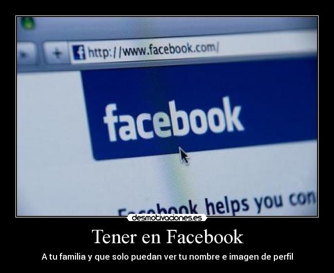 Tener en Facebook - 