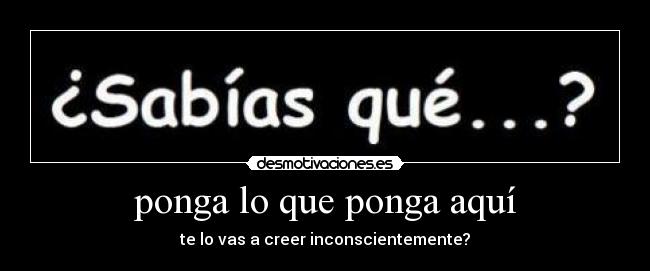 ponga lo que ponga aquí -