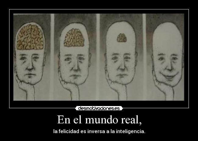 En el mundo real, -