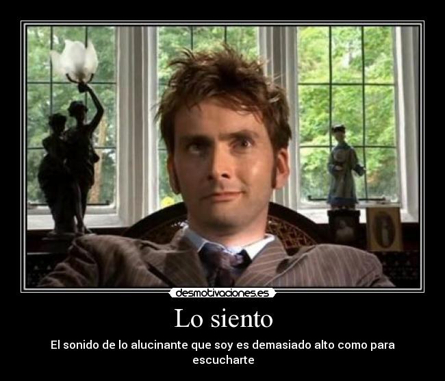 carteles clantimelord timelord tennant awesome desmotivaciones