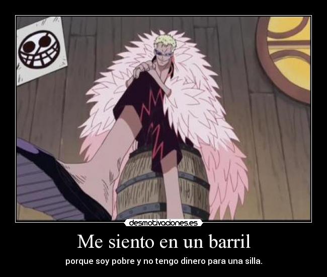 Me siento en un barril -