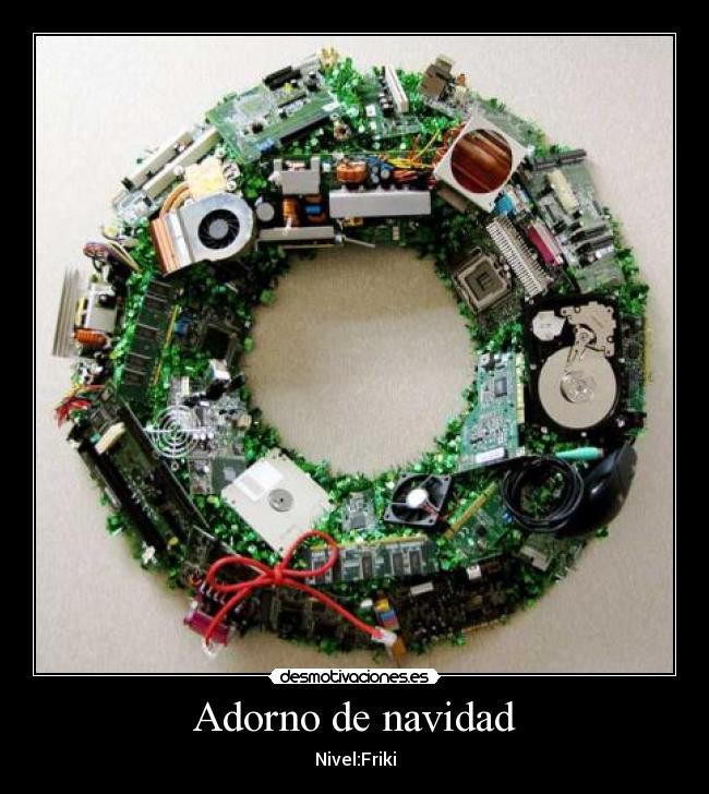 Adorno de navidad - Nivel:Friki