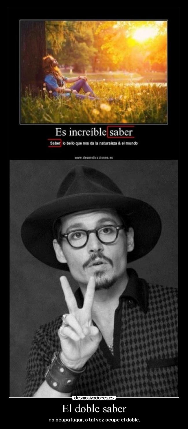 El doble saber -