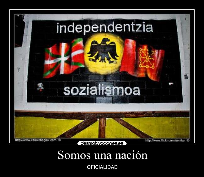 Somos una nación - OFICIALIDAD
