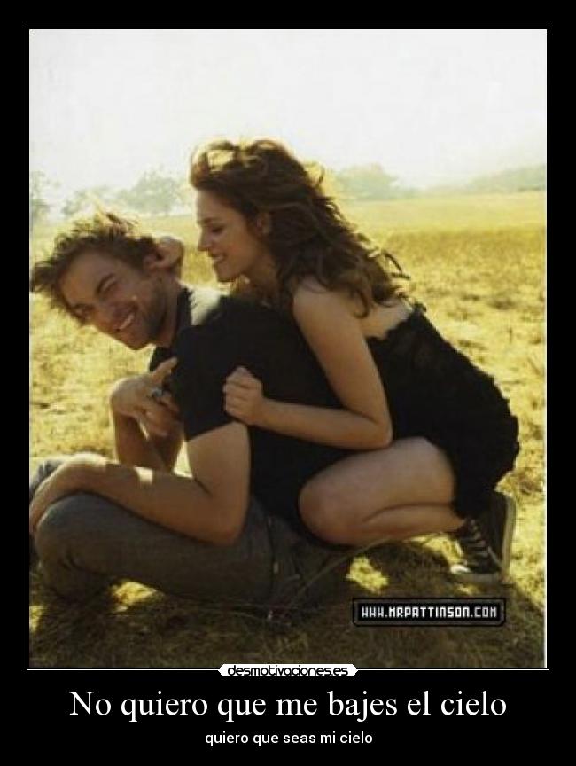 No quiero que me bajes el cielo - 