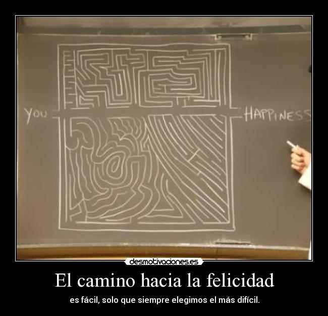 El camino hacia la felicidad - 