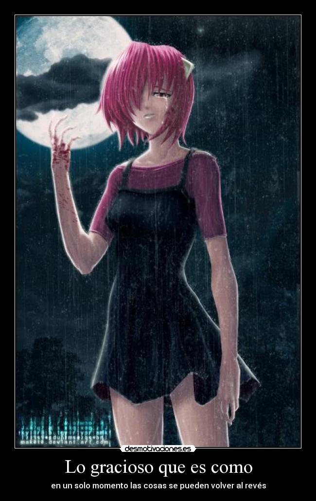 carteles elfen lied desmotivaciones