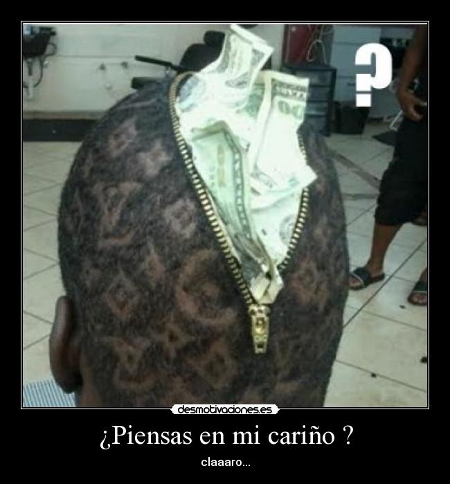 ¿Piensas en mi cariño ? -