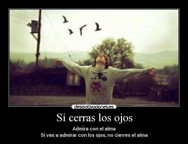 Si cerras los ojos - 