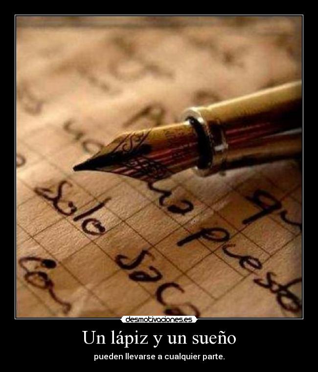Un lápiz y un sueño - 
