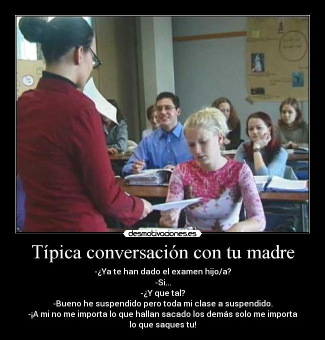 Típica conversación con tu madre - 