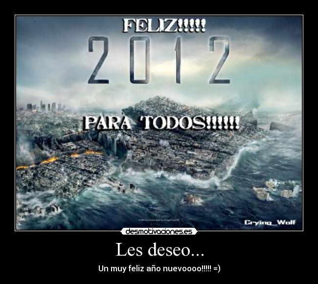 Les deseo... - Un muy feliz año nuevoooo!!!!! =)