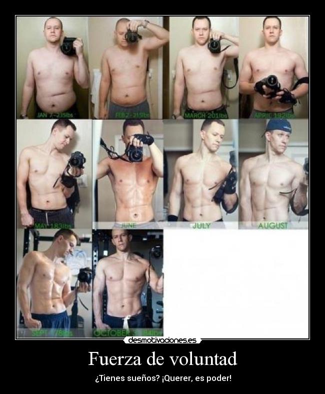 Fuerza de voluntad - ¿Tienes sueños? ¡Querer, es poder!