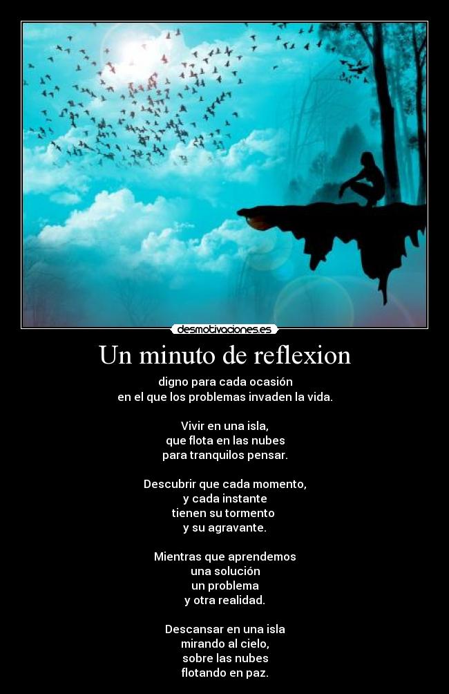 Un minuto de reflexion -