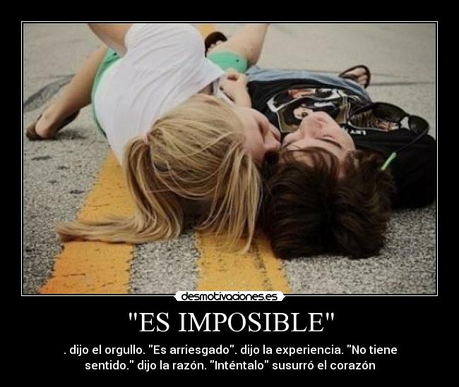 ES IMPOSIBLE - 