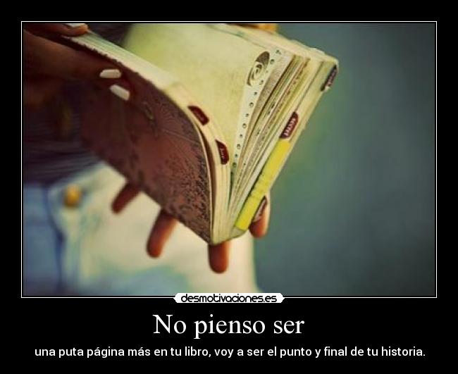 No pienso ser - 