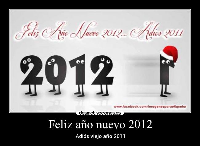 Feliz año nuevo 2012 -