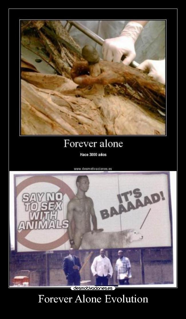 Forever Alone Evolution - 