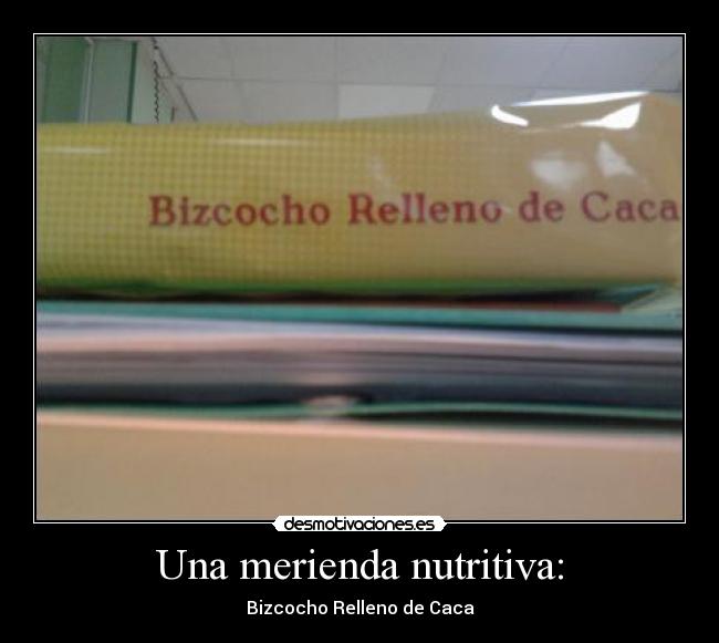 Una merienda nutritiva: - 