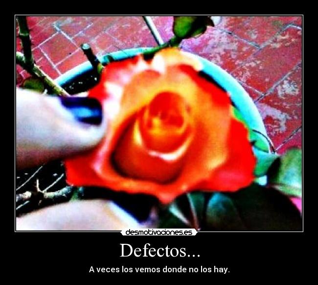 Defectos... - 