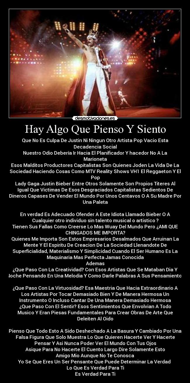 Hay Algo Que Pienso Y Siento -